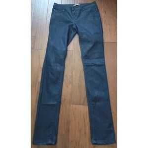 MAKERS OF TRUE‎ ORIGINALS Women's Skinny Blue Dark Denim Jeans Sz 6 32x36 Inseam